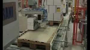 ROBOT укладчик на поддон мешков, коробок, блоков и др.