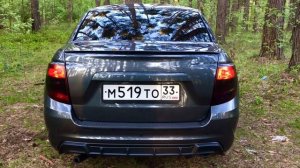 Тонировка фонарей лаком. Лада Гранта.