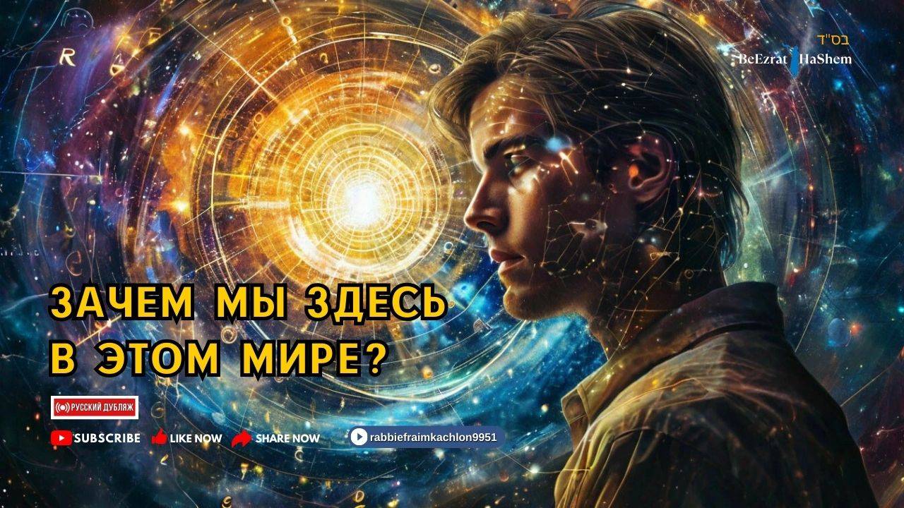 Зачем мы здесь в этом мире? | Раввин Эфраим Кахлон