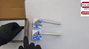 Palidore A522 PC Хром Ручка дверная межкомнатная на квадратной накладке