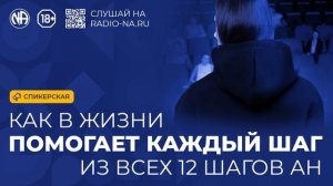 Спикерская «Как в жизни помогает каждый шаг Анонимных Наркоманов»