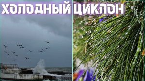 ТИПИЧНЫЙ ДЛЯ ЯНВАРЯ ХОЛОДНЫЙ ЦИКЛОН | ОБИЛЬНЫЕ ОСАДКИ,ШТОРМ НА МОРЕ. 17-19 Января,2025.