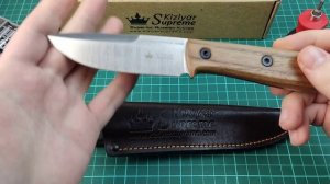 Нож "Colada" AUS-10 Flat Grind Satin Walnut от Kizlyar Supreme