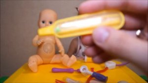 НИКА ДЕВОЧКА ДОКТОР Распаковка игрушки лечим ПУПСА GIRL DOLL DOCTOR