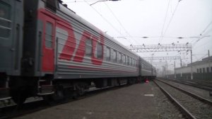 Тепловоз ТЭП70-0343 с поездом №15 Москва — Волгоград