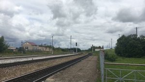Пропуск пассажирского на станции Волово