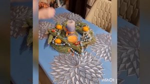 Сервировка стола к Новому году.