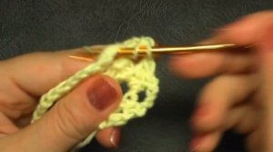 Простая сетка крючком