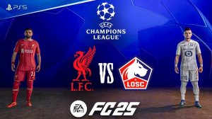 FC 25 - Ливерпуль vs Лилль Лига Чемпионов 24\25 7 Тура [PS5 Pro] 4К Полный Матча