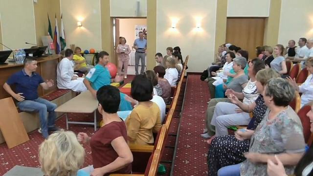 Школа по ЛФК для пациентов с болезнью Бехтерева. Кузяков С.Н. Казань ГКБ №7. часть 2