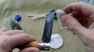 Воронение ножа Opinel №10