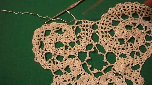 КВАДРАТНАЯ САЛФЕТКА (БРЮГГСКОЕ КРУЖЕВО). ЧАСТЬ 5