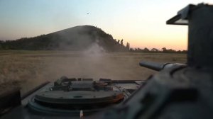 Russian light tank in action (BMP-1) Боевая машина пехоты БМП-1