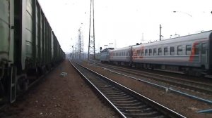 Электровоз ЧС4-117 с поездом № 59 Москва - София
