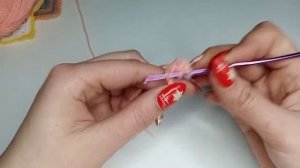 Красивый край изделия крючком.