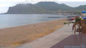 Веб камера 21 мая 2012 на Набережной в Коктебеле