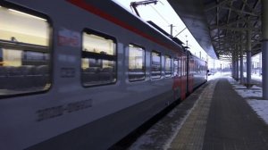 Электропоезд ЭП2Д-0199 на станции Ярославль-Главный