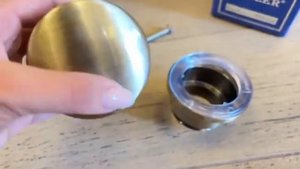 Донный клапан для раковины 1*1/4 Ganzer F-09D бронза