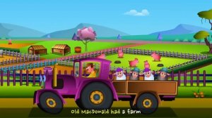 Old Macdonald Had A Farm - Nursery Rhyme - Baby Songs - JamJammies Kids Songs