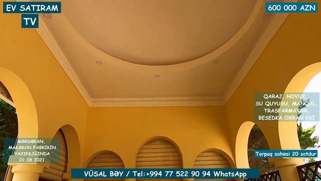 MƏRDƏKANDA, 20 SOTDA EV SATILIR /Недвижимосzzz в Баку / EV SATIRAM TV/ bag evleri /ev satışı смотреть онлайн
