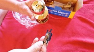 Защелка врезная с ручками Vanger 6072-03-G