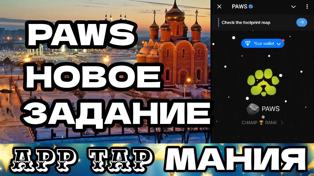 PAWS новое задание