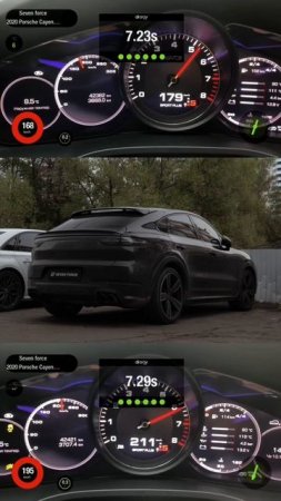 До/после stage 1 на Porsche Cayenne GTS