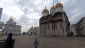 Московский Кремль весной и величие храмов!
