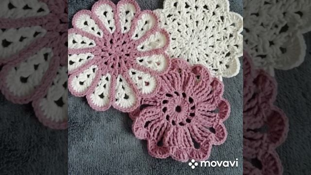 Салфетки крючком для начинающих