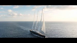 Парусная мега яхта Sea Eagle 265 футов | 4K