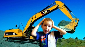 Экскаваторы для детей 🦺 Экскаваторы по всему миру, Гусеничные экскаваторы, Самосвалы, Бульдозеры