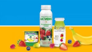 Активиа, Актимель, Растишка - без добавления сахара!