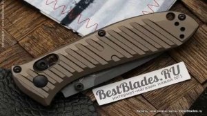 Складной нож Benchmade Mini Presidio II (Серрейтор) Black Class