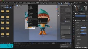 05 - Blender 2D to 3D - D Materials and Render