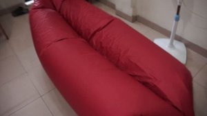 Review Lazy Bag Lamzac Fatboy kursi angin -  Lumayan enak dan portable