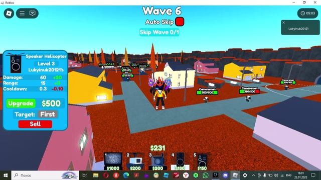 Развиваюсь в Old Toilet Tower Defense Часть 6