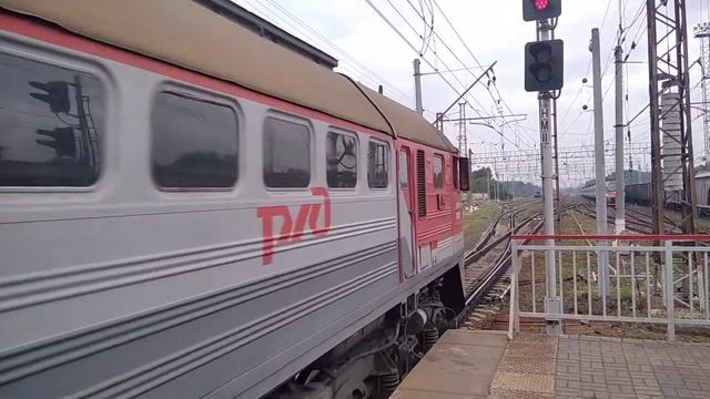 2М62-0661 проезжает станцию Кубинка-1.