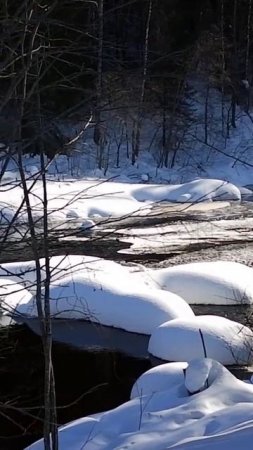 ЗИМНИЕ ПЕЙЗАЖИ река Лепша