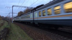 Приветливые машинисты электропоезда ЭД4М - 0470!!!