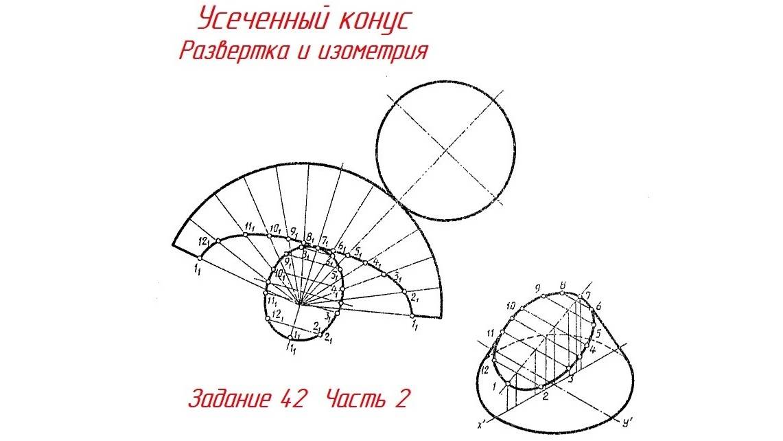 Задание 42. УСЕЧЕННЫЙ КОНУС. Часть 2