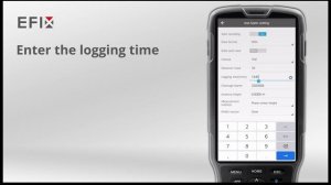 How to configure the static recording - EFIX eField tutorial