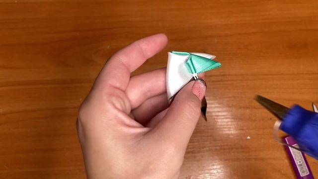 Как сделать резинки🌸DIY🌸Канзаши МК🌸ЛЕГКО ДЛЯ НАЧИНАЮЩИХ#резинки#заколки#своимируками