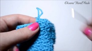 Варежки крючком. Мастер класс.