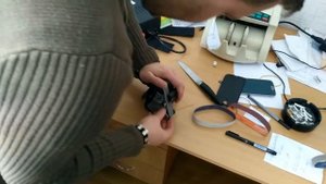 Заточка ножа на точилке Work Sharp Ken Onion Edition