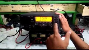 Setting frekuensi Radio SSB Icom IC-M710
