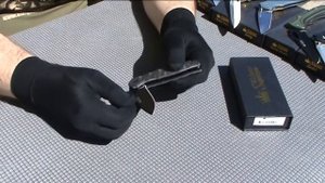 Нож складной Kizlyar Supreme Hero 440C, черный