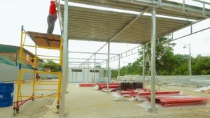 Сборка конструкции мойки самообслуживания MagicClean