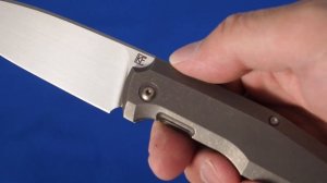 Нож фронт-флиппер CKF Philippe Jourget FIF20 Ti 2021 M390 plain Ti handle