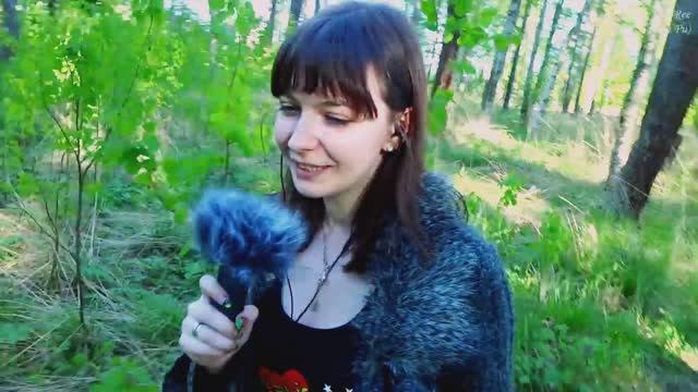 АСМР ASMR Прогулка с комарами и без  Звуки леса Шепот