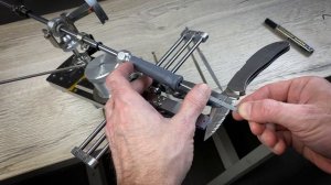 Заточка серрейторного ножа Spyderco Seki Japan